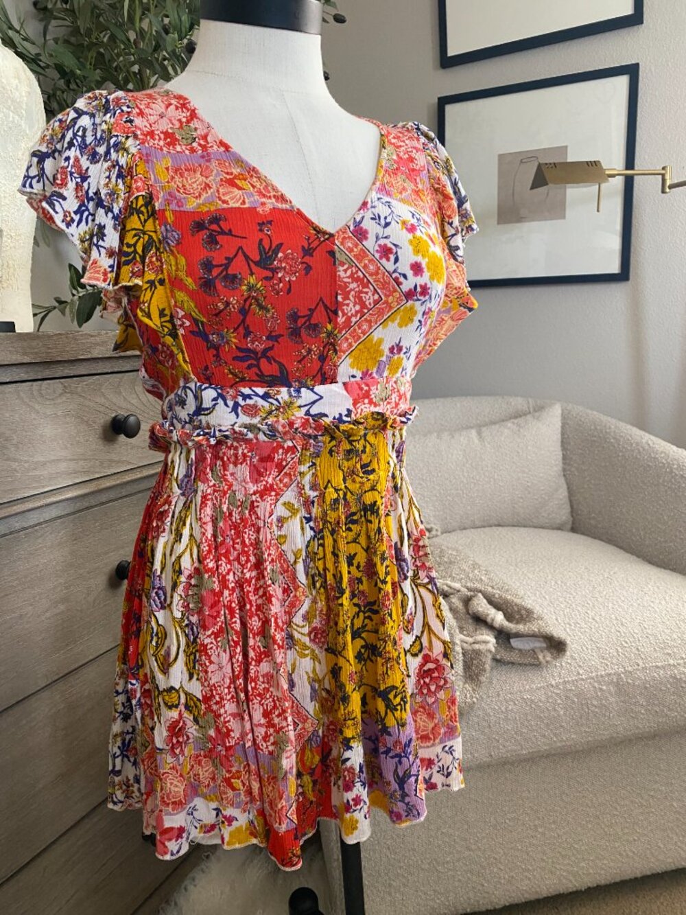 Raga | Floral Open Back Romper